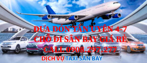 XE ĐƯA RƯỚC SÂN BAY